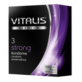 Презервативы с утолщенной стенкой VITALIS PREMIUM strong - 3 шт. - Vitalis - купить с доставкой в Серпухове