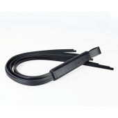 Черная кожаная плеть  Клео  - 60 см. - Sitabella - купить с доставкой в Серпухове