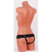 Универсальные черные трусики для страпона - БДСМ Арсенал - купить с доставкой в Серпухове