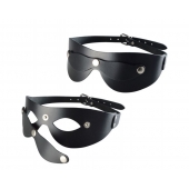 Черная кожаная маска  Новичок - Sitabella - купить с доставкой в Серпухове