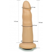 Телесная насадка Harness - 15,8 см. - LOVETOY (А-Полимер) - купить с доставкой в Серпухове