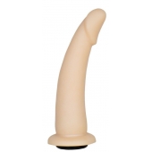 Телесная гладкая насадка-фаллоимитатор Harness - 17 см. - LOVETOY (А-Полимер) - купить с доставкой в Серпухове