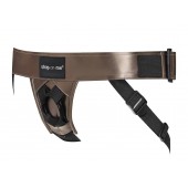 Бронзовый пояс для насадок Curious Harness - Strap-on-me - купить с доставкой в Серпухове