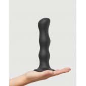 Черная насадка Strap-On-Me Dildo Geisha Balls size XL - Strap-on-me - купить с доставкой в Серпухове