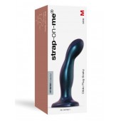 Темно-синяя насадка Strap-On-Me Dildo Plug Snaky size M - Strap-on-me - купить с доставкой в Серпухове