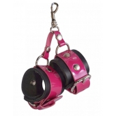 Розово-черный брелок  Наручники - Sitabella - купить с доставкой в Серпухове