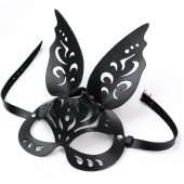 Черная ажурная маска  Зайка  с ушками - Crazy Handmade - купить с доставкой в Серпухове