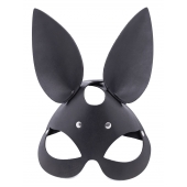 Черная гладкая маска  Зайка  с длинными ушками - Crazy Handmade - купить с доставкой в Серпухове