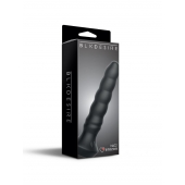 Черный перезаряжаемый мультискоростной вибратор №02 Undulating vibrator - 19 см. - Erozon