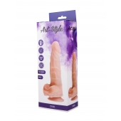 Фаллоимитатор на присоске ART-Style №32 с крупными венами - 20,5 см. - Art-Style