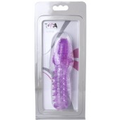 Фиолетовая насадка, удлиняющая половой член - 13,5 см. - Toyfa Basic - в Серпухове купить с доставкой