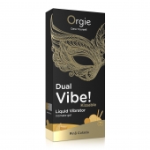 Съедобный гель Dual Vibe Pina Colada с эффектом вибрации и вкусом коктейля пина колада - 15 мл. - ORGIE - купить с доставкой в Серпухове