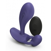 Темно-синий вибромассажер Witty P G Vibrator with Remote Control - Love to Love - в Серпухове купить с доставкой