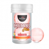 Лубрикант на масляной основе Hot Ball Plus с разогревающим эффектом (2 шарика по 3 гр.) - HotFlowers - купить с доставкой в Серпухове