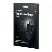 Черный мешочек для хранения игрушек Treasure Bag L - Satisfyer - купить с доставкой в Серпухове