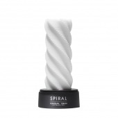 Белый 3D мастурбатор SPIRAL - Tenga - в Серпухове купить с доставкой