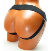 Трусики для страпона коричневого цвета - БДСМ Арсенал - купить с доставкой в Серпухове