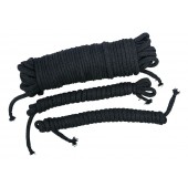 Чёрные хлопковые верёвки для бондажа - Orion - купить с доставкой в Серпухове