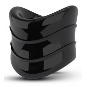 Черное эрекционное кольцо на мошонку Beef Ball Stretcher Snug X Long - Blush Novelties - в Серпухове купить с доставкой