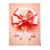 Пакет с принтом в виде банта с вырубной ручкой (30х40 см) - Сима-Ленд - купить с доставкой в Серпухове