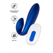 Синий вибратор для пар Langou с управлением через приложение - ToyFa