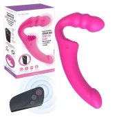 Розовый безремневой страпон Straples Strap-On Dildo - Erokay - купить с доставкой в Серпухове
