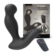 Черный вибромассажер простаты 3,5’’ Remote Control P-spot Massager - 12,5 см. - Erokay - в Серпухове купить с доставкой