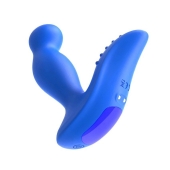 Синий вибромассажер простаты 3,5’’ Remote Control P-spot Massager - 12,5 см. - Erokay - в Серпухове купить с доставкой