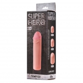 Фаллоудлинитель SUPER HERO Tempter - 16 см. - Lola Games - в Серпухове купить с доставкой