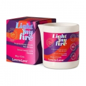 Массажная свеча Light My Fire Coconut с ароматом кокоса - 65 гр. - Love to Love - купить с доставкой в Серпухове