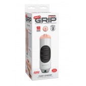 Мастурбатор-вагина Extreme Toyz Mega Grip Vibrating Stroker Mouth - Pipedream - в Серпухове купить с доставкой