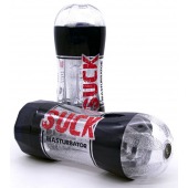 Прозрачный мастурбатор-вагина Suck - Boys of Toys - в Серпухове купить с доставкой