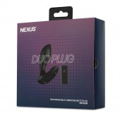 Черная анальная вибровтулка Nexus Duo Plug Medium - Nexus Range