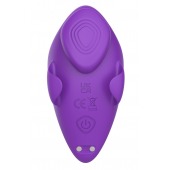 Фиолетовый вибратор в трусики с магнитной фиксацией - Secwell
