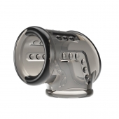 Дымчатая насадка на пенис и мошонку - Baile - в Серпухове купить с доставкой