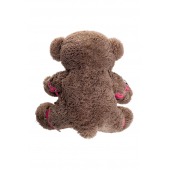 Бондажный набор: бурый мишка с розовыми оковами и наручниками - Pecado - купить с доставкой в Серпухове