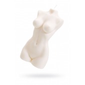 Белая интерьерная свеча в форме женского торса - 850 гр. - Pecado - купить с доставкой в Серпухове