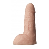 Телесный фаллоудлинитель с мошонкой Cock Next - 19 см. - LOVETOY (А-Полимер) - в Серпухове купить с доставкой