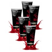 Набор из 5 съедобных лубрикантов JUJU со вкусом вишни - JuJu - купить с доставкой в Серпухове