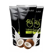 Набор из 3 съедобных лубрикантов JUJU со вкусом кокоса - JuJu - купить с доставкой в Серпухове