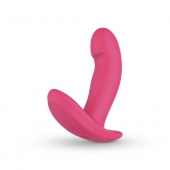 Розовый интерактивный вибромассажёр для ношения Ivy - 12,5 см. - Easy toys