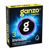 Супертонкие презервативы Ganzo Invisible - 3 шт. - Ganzo - купить с доставкой в Серпухове