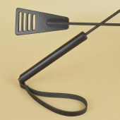 Черный кожаный стек «Сириус» - 60 см. - Sitabella - купить с доставкой в Серпухове