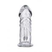 Прозрачная насадка на пенис Uco - 13 см. - A-toys - в Серпухове купить с доставкой