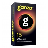 Классические презервативы с обильной смазкой Ganzo Classic - 15 шт. - Ganzo - купить с доставкой в Серпухове