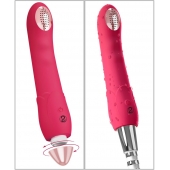 Малиновая насадка на душ с вибрацией Showers to orgasm - 20,1 см. - Orion - купить с доставкой в Серпухове