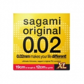 Презерватив увеличенного размера Sagami Original 0.02 XL-size - 1 шт. - Sagami - купить с доставкой в Серпухове