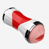 Двусторонний мастурбатор в колбе Power Grip Cup - вагина и ротик - Boys of Toys - в Серпухове купить с доставкой