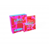 Презервативы с разогревающим эффектом Expert Hot Love - 3 шт. - Expert - купить с доставкой в Серпухове