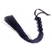 Черная силиконовая плеть - 37 см. - Boys of Toys - купить с доставкой в Серпухове